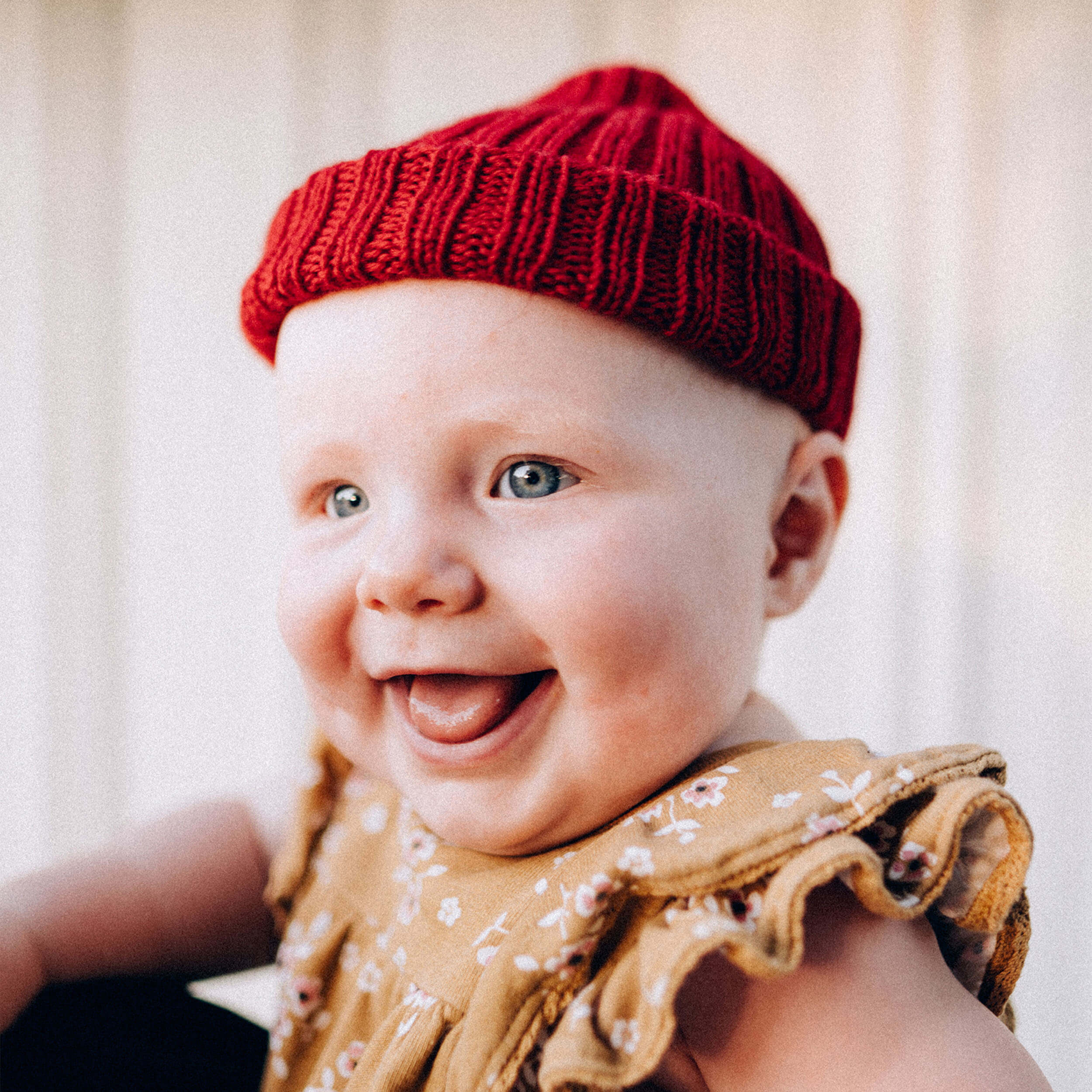 Red beanie hat baby on sale