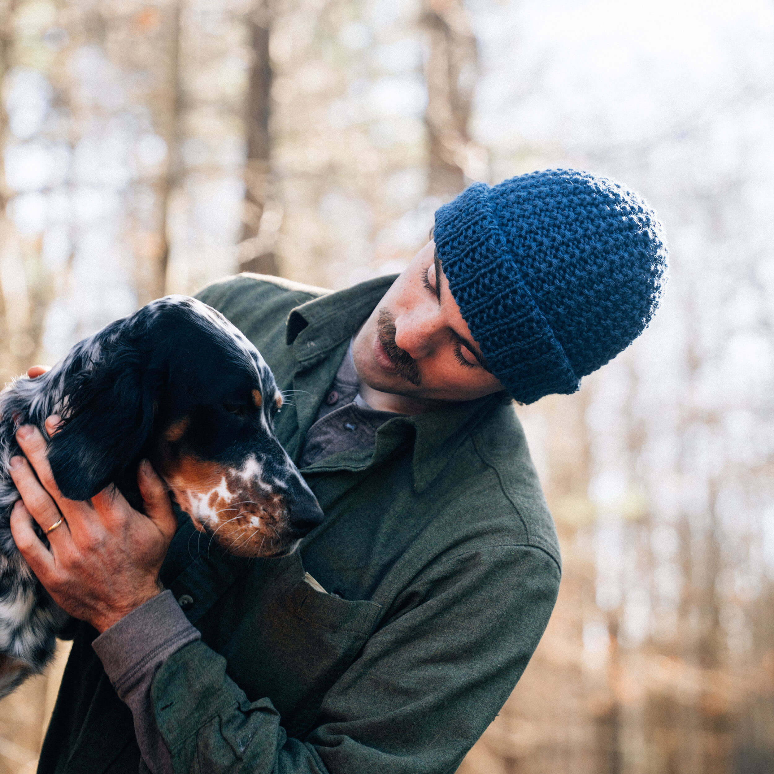 The Westcoaster - Hand-knit Norwegian Winter Wool Beanie Hat – Red