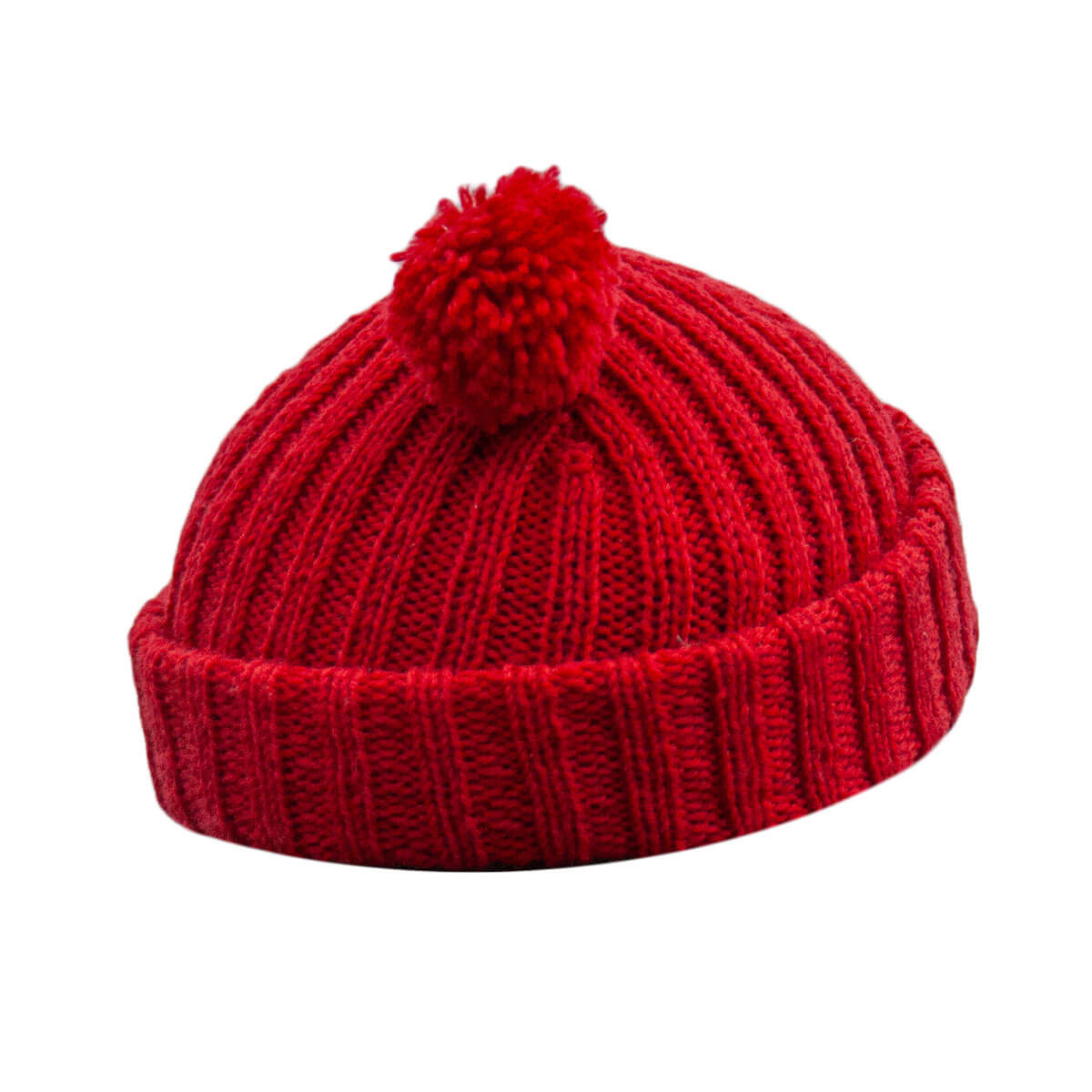 The Pom-pom - Hand-knit Norwegian Wool Beanie Hat Inspired
